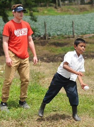 Bowers appreciated the little things on his trip to
Central America.