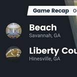 Football Game Recap: Beach Bulldogs vs. Liberty County Panthers
