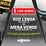 LISTEN LIVE Tonight: Rio Linda at Mesa Verde