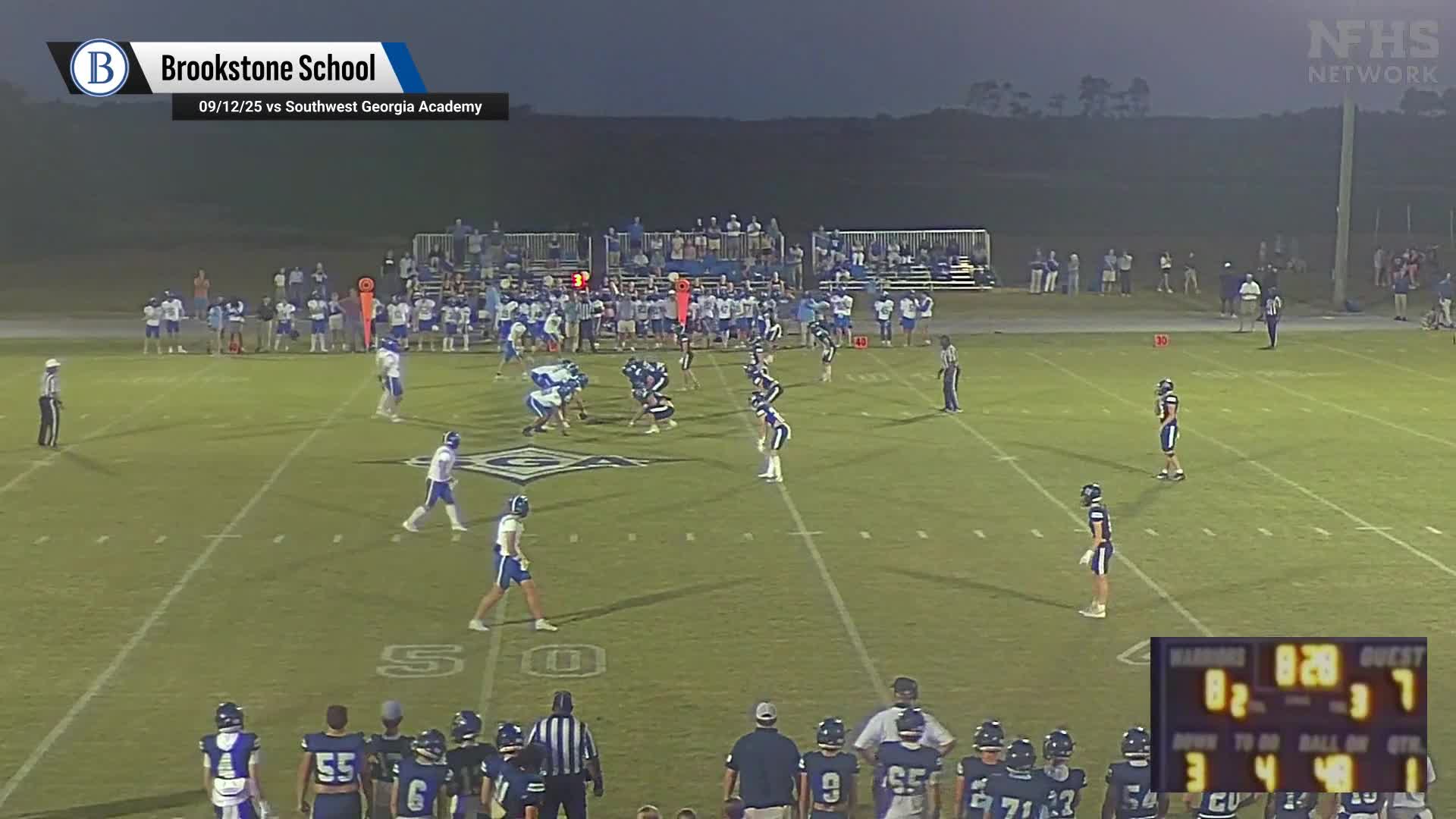 Football Recap: Five Straight Home  Wins for Brookstone