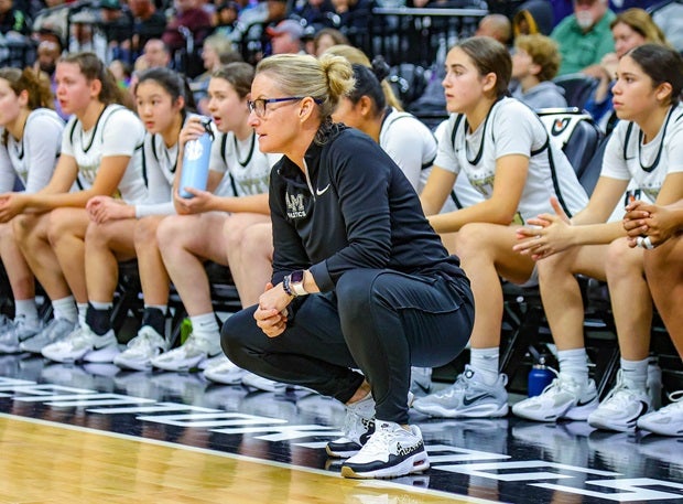 Archbishop Mitty coach Sue Phillips is among those announced in the 2024 Women's Basketball Hall of Fame class. She's been coaching the Monarchs for more than 30 years with six CIF titles in addition to coaching various USA Basketball teams to four six gold medal finishes. (Photo: Ralph Thompson)