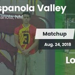 Football Game Recap: Espanola Valley vs. Los Alamos