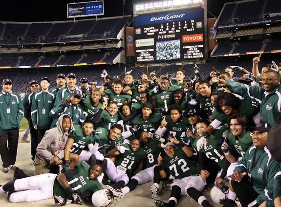 Helix won the California Division II State Bowl championship.