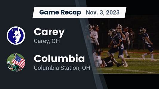 Football Game Recap: Columbia Raiders vs. Carey Blue Devils