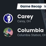 Football Game Recap: Columbia Raiders vs. Carey Blue Devils
