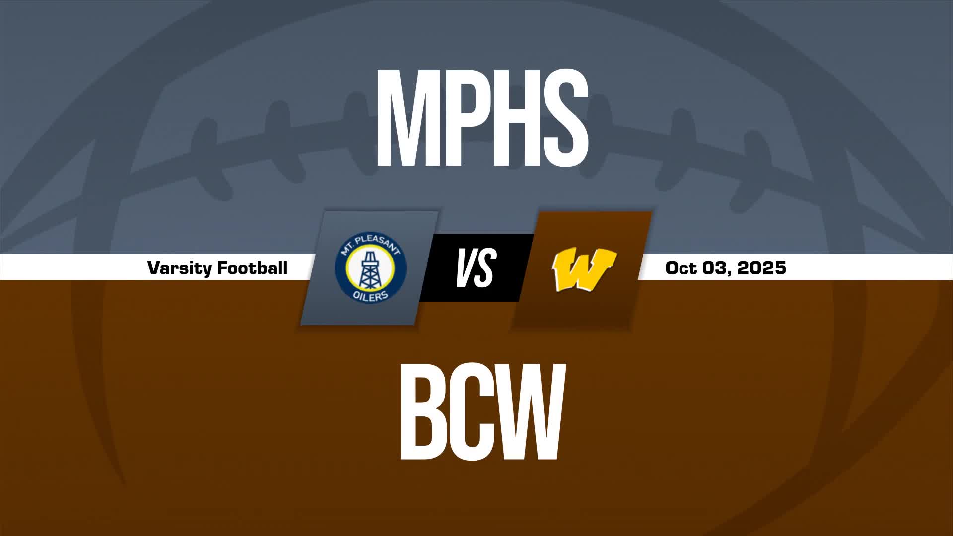 Football Game Preview: Bay City Western Warriors vs. Central Wolves
