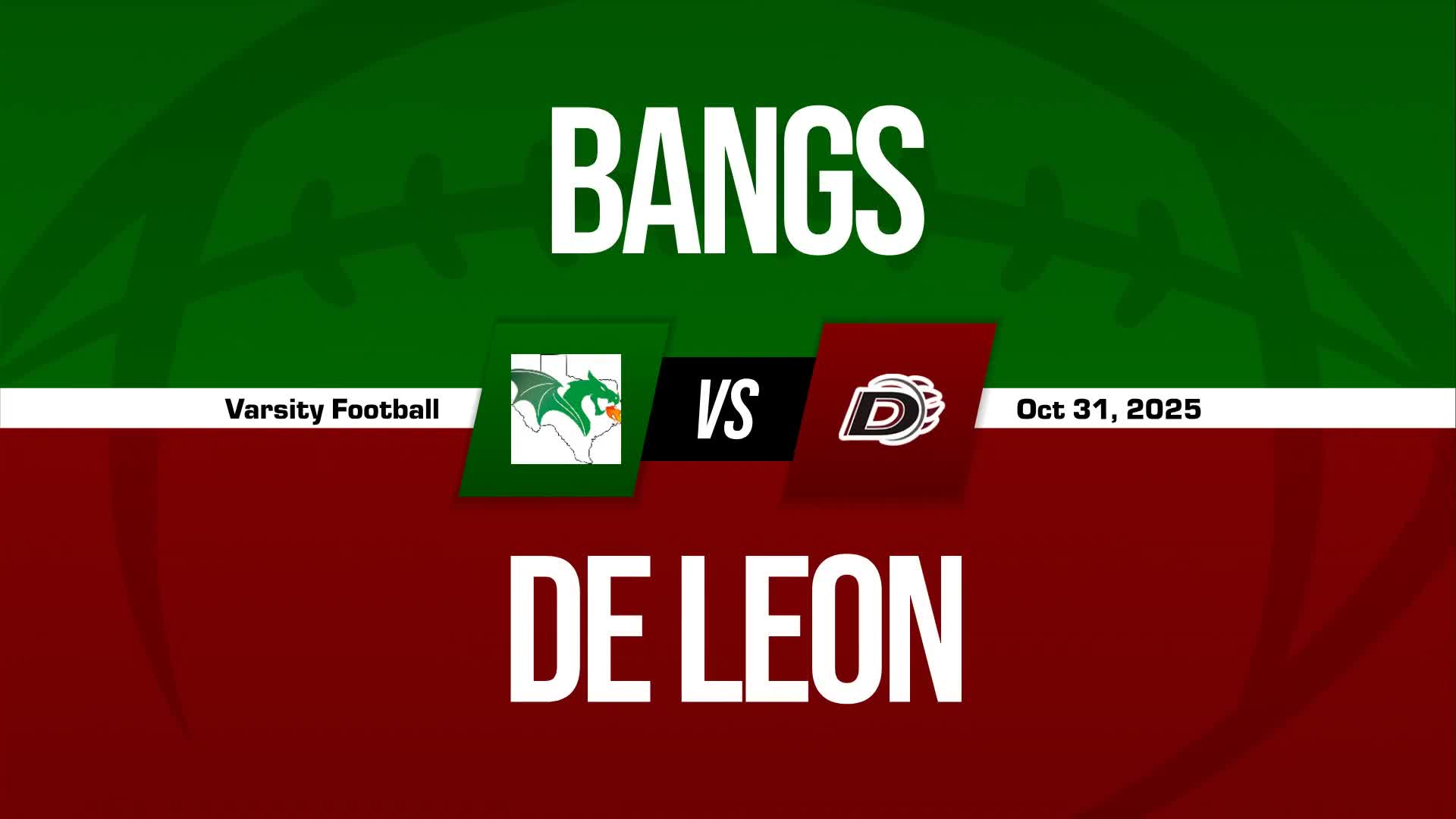 Football Game Preview: Bangs Dragons vs. Coleman Bluecats