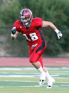 Monte Vista's Mason Melin scored
two touchdowns out of the wildcat
formation in Friday's big win over
California. 