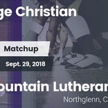 Football Game Recap: Rocky Mountain Lutheran vs. Front Range Christian