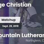 Football Game Recap: Rocky Mountain Lutheran vs. Front Range Chr