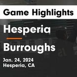 Hesperia takes loss despite strong efforts from  Natalie Villegas and  Berlynn Miramontes