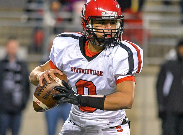 Steubenville senior quarterback Javon Davis accounted for 25 touchdowns last year. 