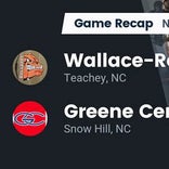 Football Game Recap: Greene Central Rams vs. Wallace-Rose Hill Bulldogs