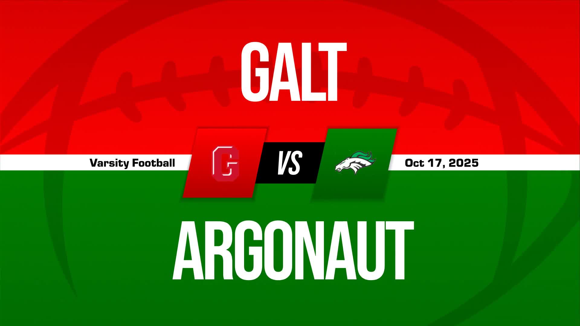 Football Recap: Galt Takes a Loss