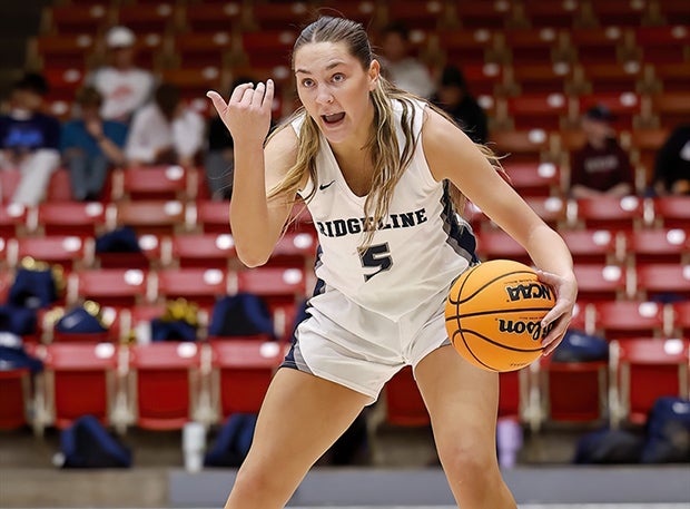 Ridgeline guard Emilee Skinner is the MaxPreps Utah Player of the Year. The Duke commit led the Riverhawks to a 28-0 record and third straight Class 4A title while averaging 26 points and 10 rebounds per night. (PHOTO: Craig Peterson)
