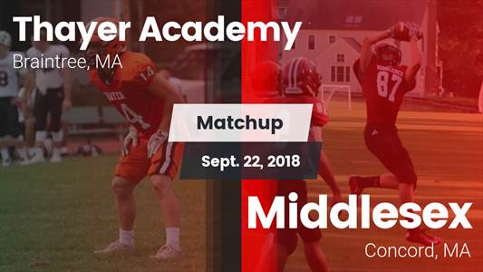 Football Game Recap: Middlesex vs. Thayer Academy