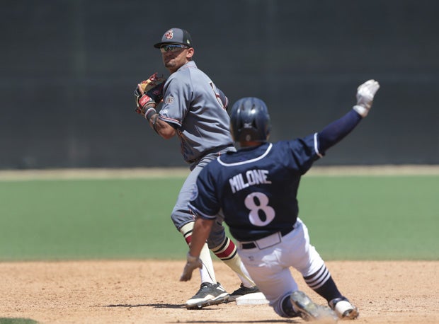 Royce Lewis of JSerra Catholic (San Juan Capistrano, Calif.) was the No. 1 pick of the 2017 MLB Draft by the Minnesota Twins.