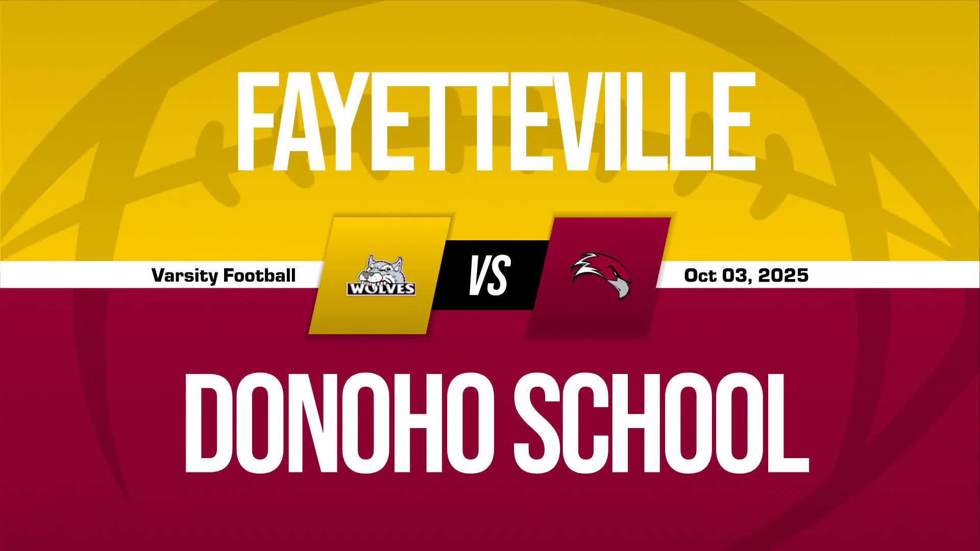 Football Recap: Donoho Takes a Loss