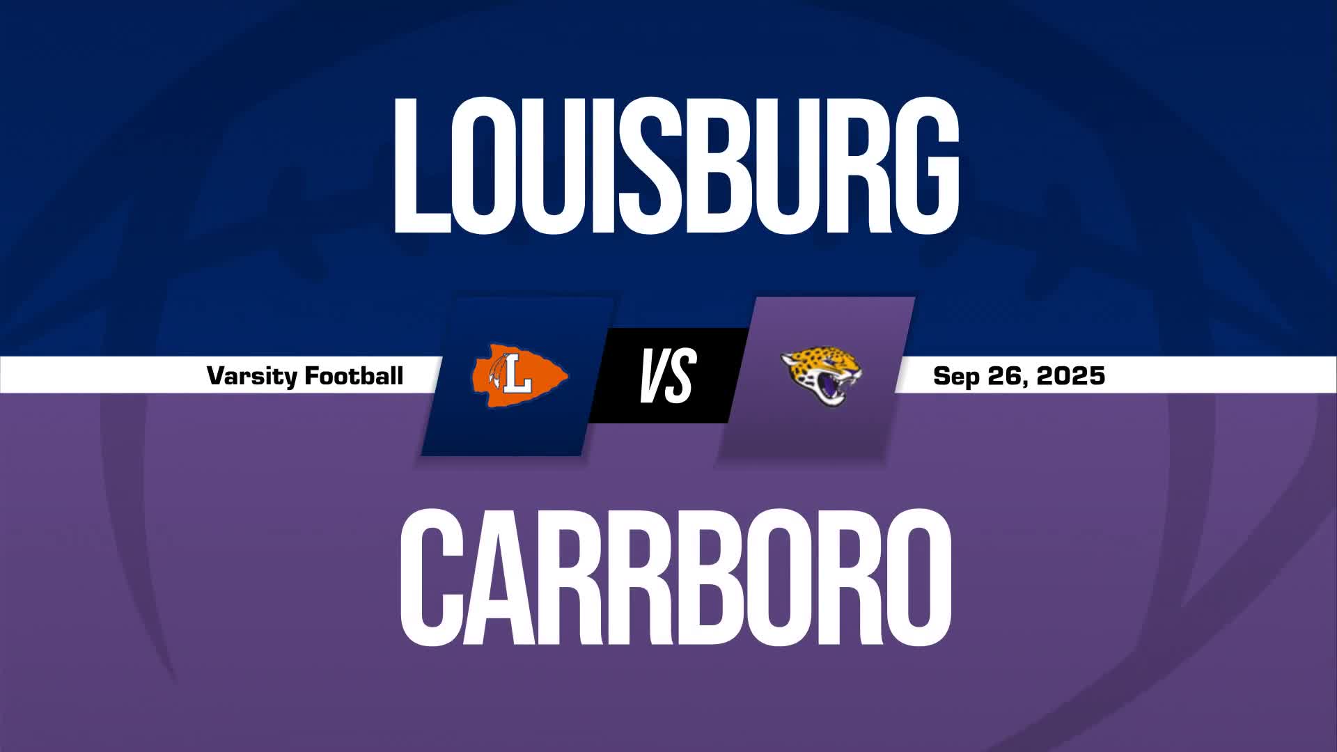 Football Recap: Louisburg's  Win  on Friday Extends Winning Streak to Eight + How To Watch