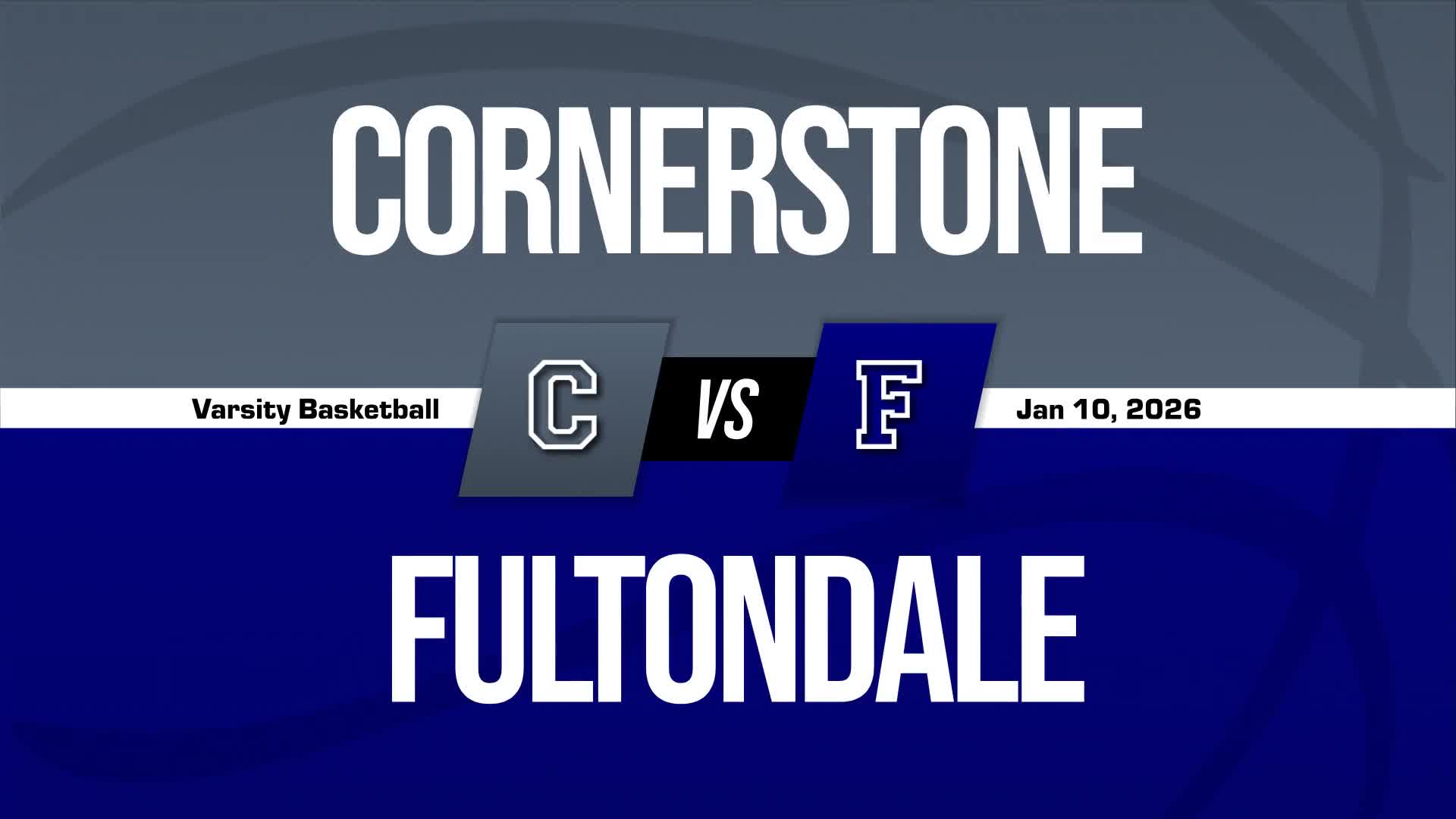 Basketball Recap: Cornerstone Gets the Win