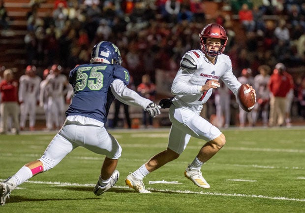 Kennedy Catholic quarterback Sam Huard threw for state-best 4,172 yards in 2019. 