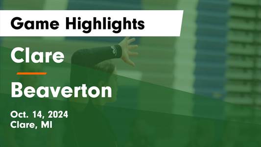 Volleyball Recap: Clare Wins Going Away Against Beaverton