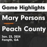 Alex Willock leads Peach County to victory over Mary Persons