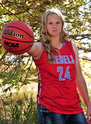 The senior is a captain for the second-straight year
in basketball.
