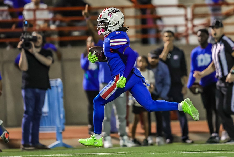 Regarded as a top 300 prospect nationally, Duncanville wide receiver Trenton Yancey received 40 FBS offers before committing to Purdue in June. (PHOTO: Lynn Fern)