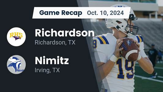 Football Recap: Nimitz Sets Scoring Season-High Against Irving