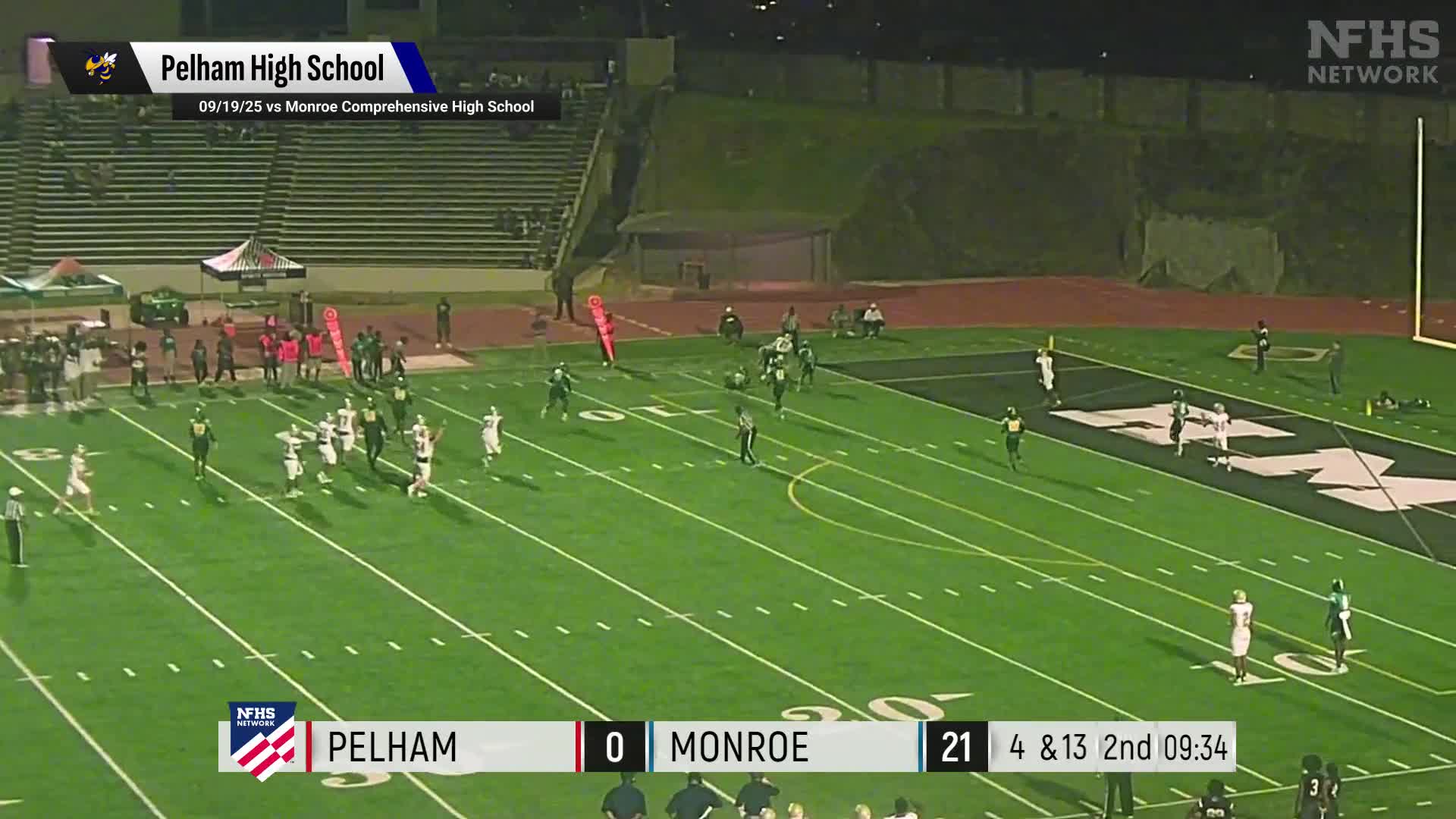 Football Recap: Pelham Takes a Loss