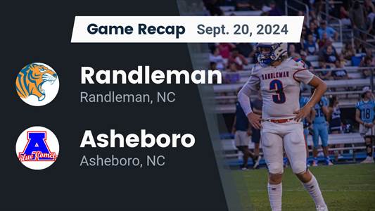 Football Recap: Asheboro's Losing Streak Snapped at Four Games