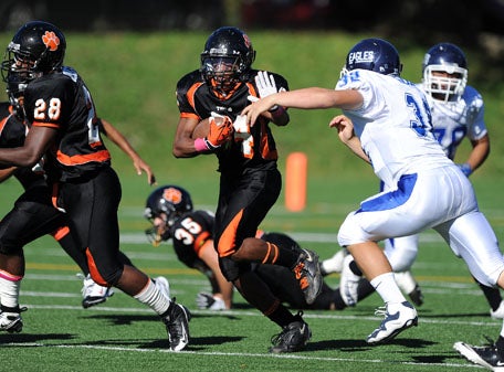 Tuckahoe running back Luis Esquilin
has been elusive all season.