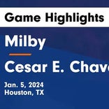 Milby falls despite strong effort from  Jacob Carrizalez