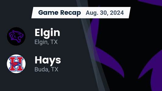 Football Recap: Elgin Comes Up Short  at Home Against Hays