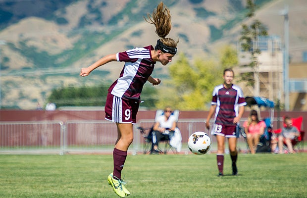 T.J. McKendrick has helped lead Lone Peak girls soccer to a great start in 2014.