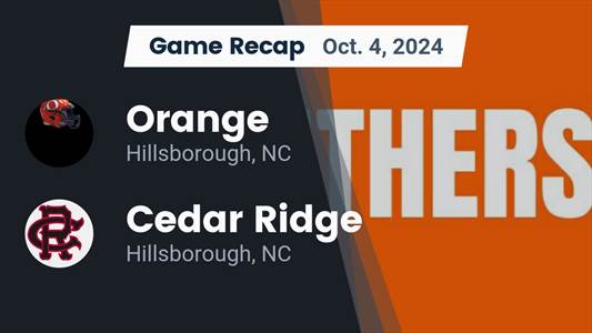 Football Game Preview: Orange Panthers vs. Person Rockets