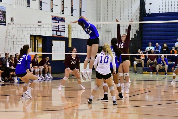 Olivia Womble has only been playing volleyball a short time, but has become a force on the court for Radford and her club team.