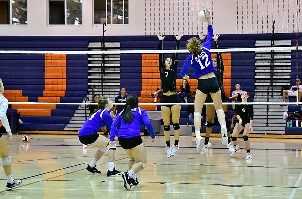 Womble, a 3.5 student, looks to play volleyball in college with her dream school being the University of Georgia.