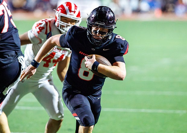 Senior quarterback Dominick Catalano is a big reason why Centennial is headed back to the section final for the first time in a decade. (PHOTO: Scott Padgett)