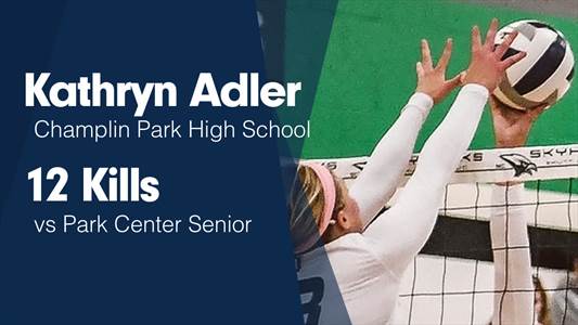 Kathryn Adler Game Report: vs Park Center