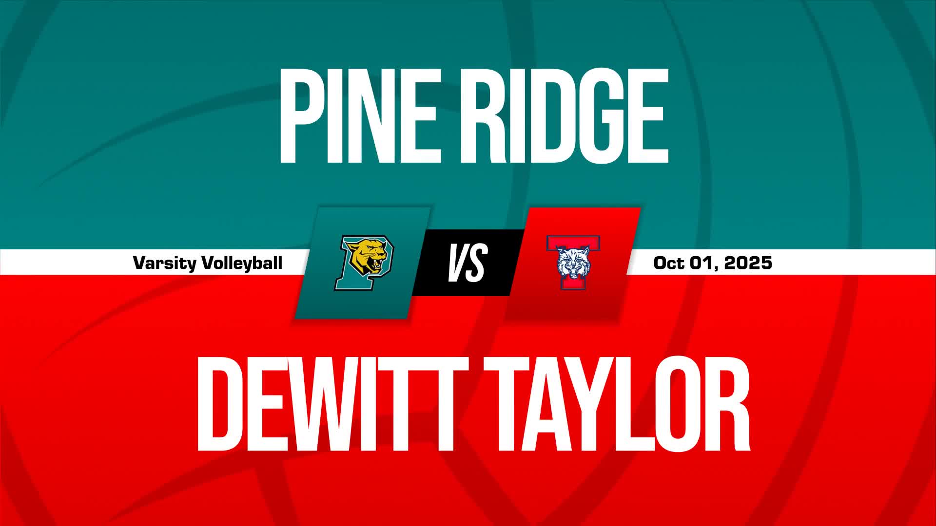 Volleyball Recap: Taylor Wins Going Away Against Pine Ridge