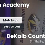 Football Game Recap: DeKalb County vs. Livingston Academy