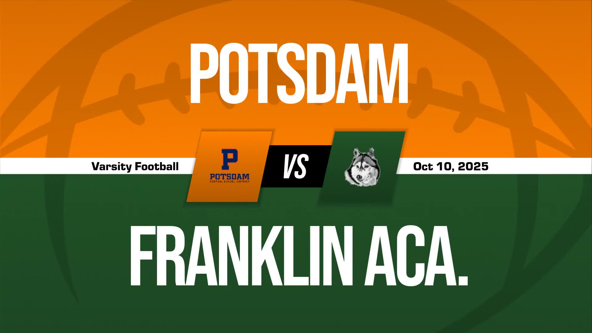 Football Recap: Potsdam's Undefeated Season over After Six Games + How To Watch