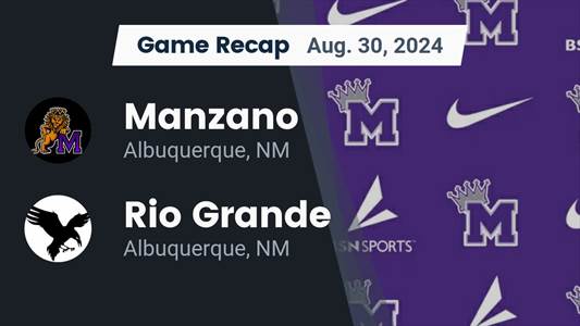 Football Recap: Manzano Piles Up the Points Against Rio Grande