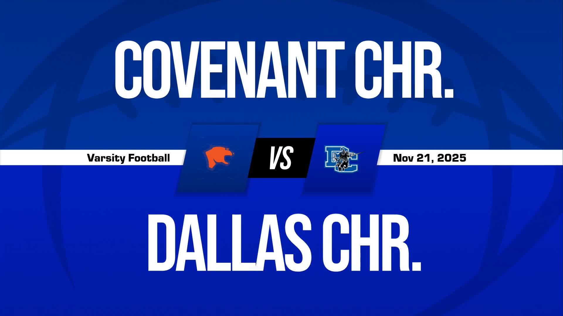 Football Recap: Saturday's  Loss Ends Dallas Christian's Winning Streak