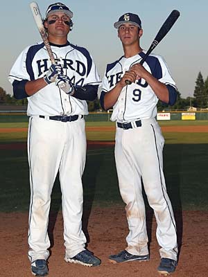 Rowdy Tellez (left) and Dom Nunez, Elk Grove
