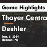 Thayer Central vs. Exeter-Milligan/Friend