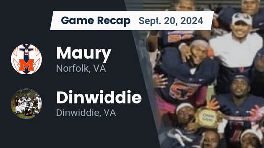 Football Recap: Dinwiddie Proves Higher State Rank Is No Mistake