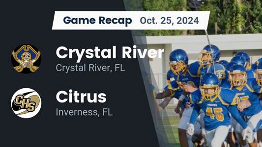 Football Recap: Crystal River Takes a Loss